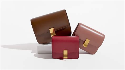 celine box poppy red fashionphile|A Celine Classic Box Flap Size Guide .